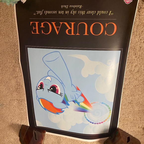 My Little Pony: San Diego Comic Con 2011 Motivational Posters Set of 8 VERY RARE - Picture 4 of 13